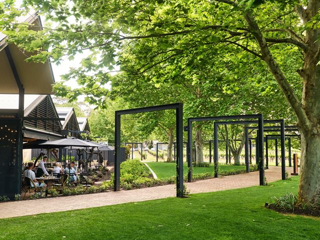 club house entrance by the river hysperia